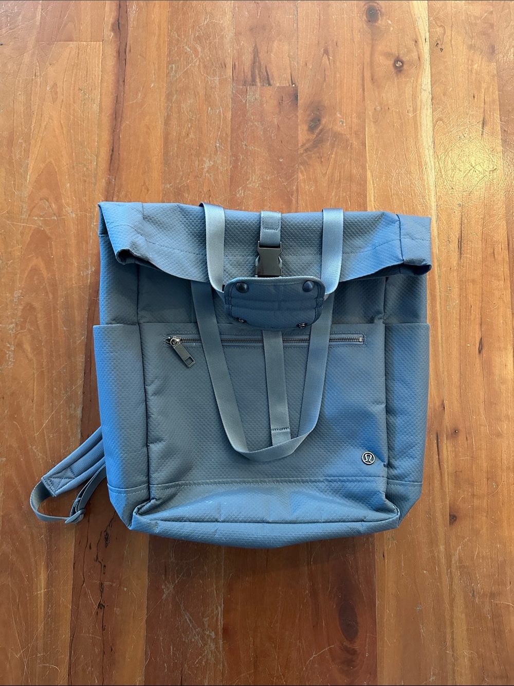 lululemon athletica Slate Blue Roll-Top Backpack